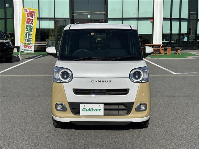 ムーヴキャンバス ストライプスG 純正ナビ(フルセグ/BT/CD/DVD)/アラウンドビューモニター/前後コーナーセンサー/衝突軽減/レーンキープ/両側パワースライドドア/シートヒーター/LEDヘッドライト/前方ドラレコ/ETC(18枚目)