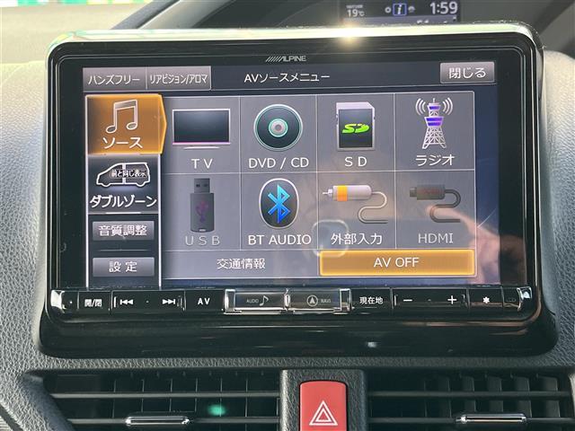 ヴォクシー ＺＳ　煌ＩＩ　ＡＬＰＩＮＥナビ（フルセグ／ＢＴ／ＣＤ／ＤＶＤ）／フリップダウンモニター／クルーズコントロール／バックカメラ／コーナーセンサー／衝突軽減／レーンキープ／後席サンシェード／両側パワスラ／ＥＴＣ／純正ＡＷ（4枚目）