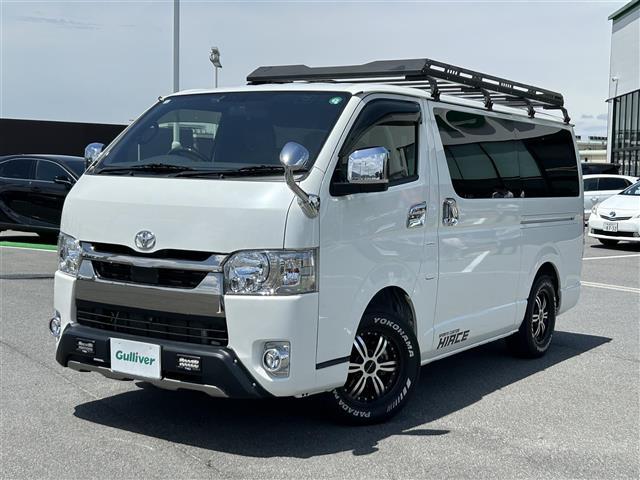 ハイエースバン スーパーＧＬ　ダーク　プライムＩＩ　ナビＴＶ　全方位カメラ　ベットキット　ＡＡＣ　ＥＴＣ　ドライブレコーダー　ＴＲＤフロントスポイラー　両側パワースライドドア　ラダーフレーム付き　１６インチアルミホイール　ＬＥＤヘッドライト　スマートキ（19枚目）