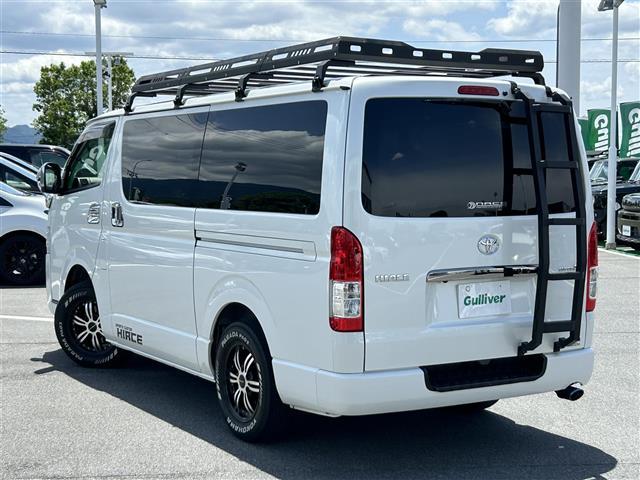 ハイエースバン スーパーＧＬ　ダーク　プライムＩＩ　ナビＴＶ　全方位カメラ　ベットキット　ＡＡＣ　ＥＴＣ　ドライブレコーダー　ＴＲＤフロントスポイラー　両側パワースライドドア　ラダーフレーム付き　１６インチアルミホイール　ＬＥＤヘッドライト　スマートキ（43枚目）