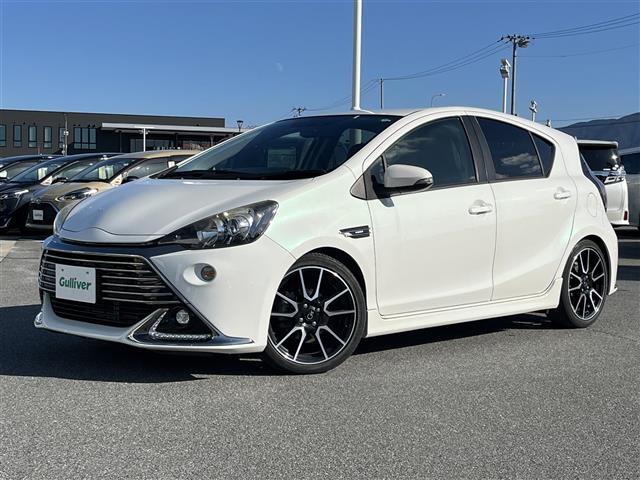 アクア Ｇ　Ｇ’ｓ　純正７インチナビ／クルーズコントロール／バックカメラ／横滑り防止／ハーフレザーシート／シートヒーター／オートライト／ＬＥＤヘッドライト／電動格納ミラー／ドラレコ／ＥＴＣ／純正ＡＷ／スペアキー（19枚目）