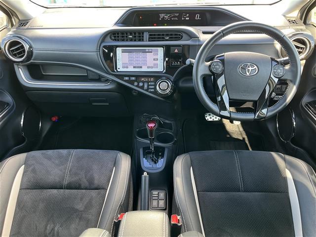 アクア Ｇ　Ｇ’ｓ　純正７インチナビ／クルーズコントロール／バックカメラ／横滑り防止／ハーフレザーシート／シートヒーター／オートライト／ＬＥＤヘッドライト／電動格納ミラー／ドラレコ／ＥＴＣ／純正ＡＷ／スペアキー（34枚目）