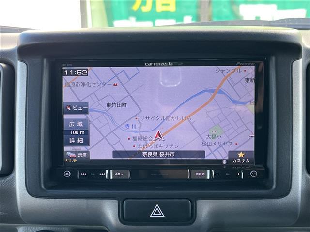 エブリイワゴン PZターボスペシャル carrozzeria7インチナビ(フルセグ/BT/CD/DVD)/バックカメラ/衝突軽減/両側パワースライドドア/オートステップ/オートライト/ドラレコ/ETC/レザー調シートカバー/社外AW(2枚目)