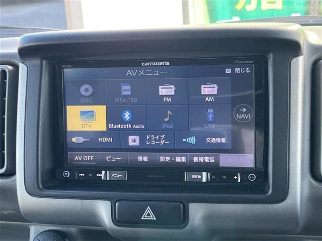 エブリイワゴン PZターボスペシャル carrozzeria7インチナビ(フルセグ/BT/CD/DVD)/バックカメラ/衝突軽減/両側パワースライドドア/オートステップ/オートライト/ドラレコ/ETC/レザー調シートカバー/社外AW(4枚目)