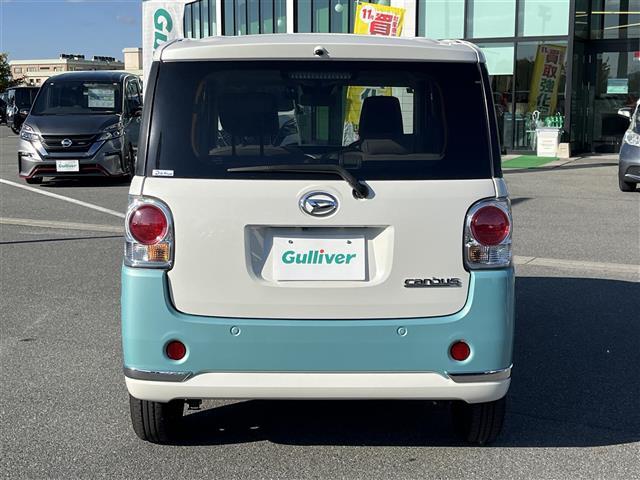 ムーヴキャンバス Gメイクアップリミテッド SAIII Panasonicナビ(TV/BT/CD)/アラウンドビューモニター/コーナーセンサー/衝突軽減/レーンキープ/両側パワースライドドア/オートライト/LEDヘッドライト/電動格納ミラー/ドラレコ(36枚目)