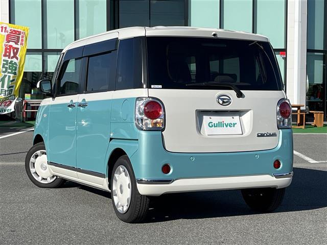 ムーヴキャンバス Gメイクアップリミテッド SAIII Panasonicナビ(TV/BT/CD)/アラウンドビューモニター/コーナーセンサー/衝突軽減/レーンキープ/両側パワースライドドア/オートライト/LEDヘッドライト/電動格納ミラー/ドラレコ(43枚目)