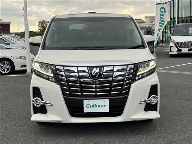 アルファード 2.5S Cパッケージ 純正ナビ バックモニター サイドモニター JBLサウンド HDMI フルセグテレビ サンルーフ フリップダウンモニター ステアリングヒーター シートヒーター ハーフレザーシート トヨタ―セーフティー(18枚目)