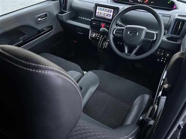 タント カスタムＸセレクション　純正ナビ（フルセグ／ＢＴ／ＣＤ／ＤＶＤ）／バックカメラ／コーナーセンサー／衝突軽減／レーンキープ／両側パワスラ／ハーフレザー／シートヒーター／後席サンシェード／ＬＥＤヘッドライト／ミラー型ドラレコ（37枚目）