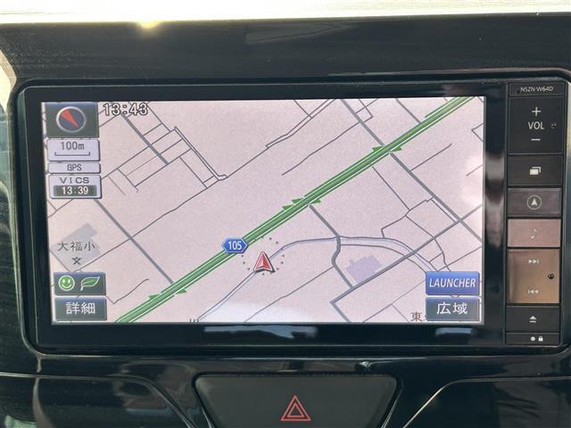 タント カスタムＸ　トップエディションＳＡ　純正ナビ（フルセグ／ＢＴ／ＣＤ／ＤＶＤ）／バックカメラ／衝突軽減／片側パワースライドドア／ハーフレザーシート／後席サンシェード／ＬＥＤヘッドライト／オートライト／電動格納ミラー／純正１４インチＡＷ（2枚目）