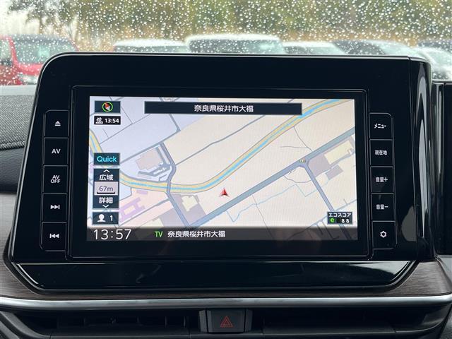 オーラ Ｇ　純正９インチナビ（フルセグ／ＢＴ／ＣＤ／ＤＶＤ）／アラウンドビューモニター／ＢＳＭ／コーナーセンサー／衝突軽減／レーンキープ／ハーフレザーシート／シートヒーター／ステアリングヒーター／ＥＴＣ／純正ＡＷ（2枚目）