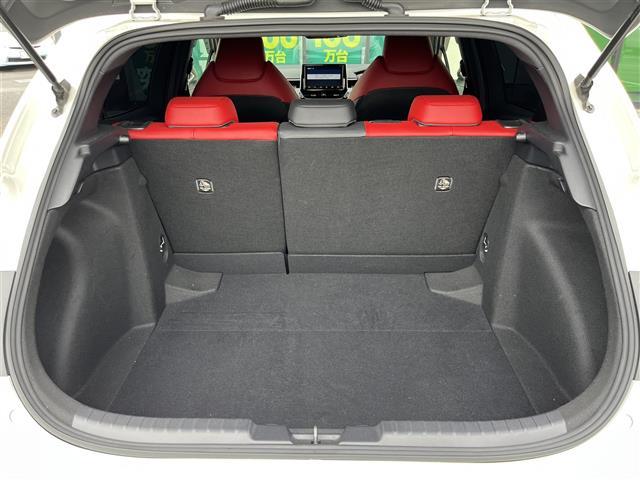 カローラスポーツ ハイブリッドG Z 純正ナビ(フルセグ/BT/CD/DVD)/レーダークルーズコントロール/バックカメラ/コーナーセンサー/衝突軽減/レーンキープ/ハーフレザー/シートヒーター/LEDヘッドライト/ETC/純正AW(36枚目)