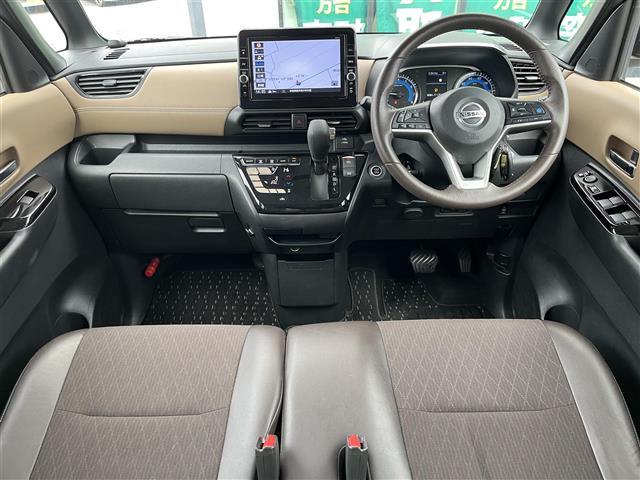 ルークス ハイウェイスター　Ｇターボプロパイロットエディション　純正９インチナビ（フルセグ／ＢＴ／ＣＤ／ＤＶＤ）／プロパイロット／アラウンドビュー／コーナーセンサー／衝突軽減／両側パワスラ／ハーフレザー／後席サンシェード／ＬＥＤヘッドライト／ＥＴＣ／前方ドラレコ（34枚目）