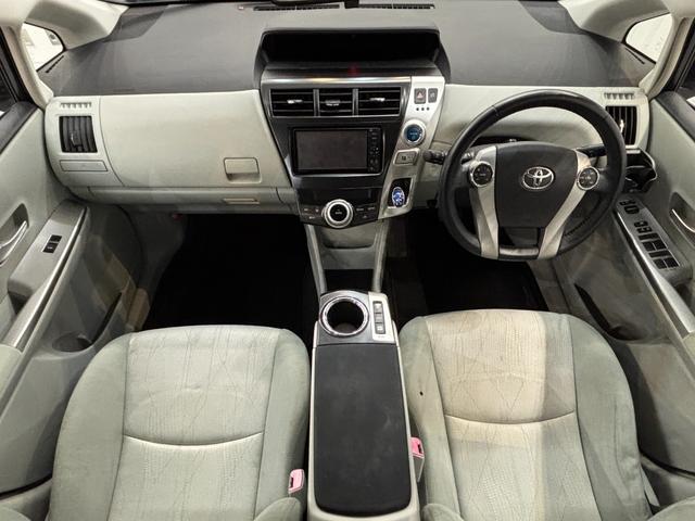 プリウスアルファ Ｇ　ユーザー買取　ＥＴＣ　バックカメラ　ナビ　ＴＶ　オートクルーズコントロール　アルミホイール　ヘッドライトウォッシャー　スマートキー　電動格納ミラー　ＣＶＴ　盗難防止システム　衝突安全ボディ　ＡＢＳ（2枚目）