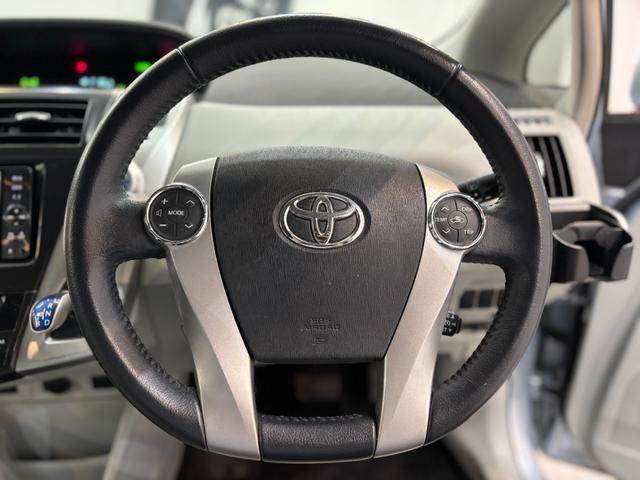 プリウスアルファ Ｇ　ユーザー買取　ＥＴＣ　バックカメラ　ナビ　ＴＶ　オートクルーズコントロール　アルミホイール　ヘッドライトウォッシャー　スマートキー　電動格納ミラー　ＣＶＴ　盗難防止システム　衝突安全ボディ　ＡＢＳ（3枚目）