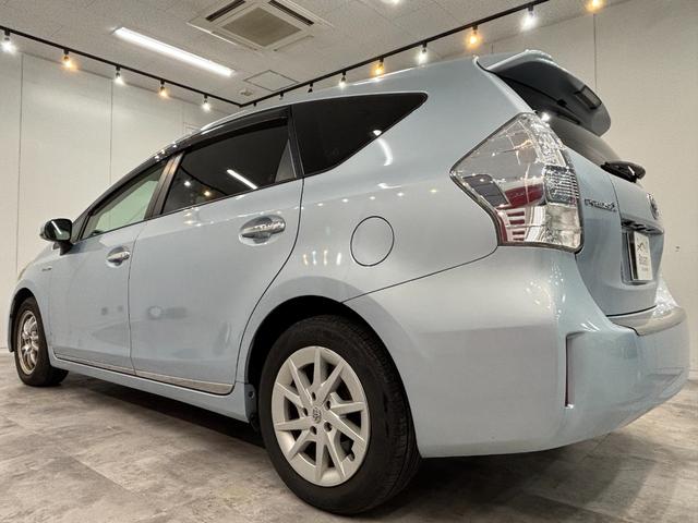 プリウスアルファ Ｇ　ユーザー買取　ＥＴＣ　バックカメラ　ナビ　ＴＶ　オートクルーズコントロール　アルミホイール　ヘッドライトウォッシャー　スマートキー　電動格納ミラー　ＣＶＴ　盗難防止システム　衝突安全ボディ　ＡＢＳ（18枚目）