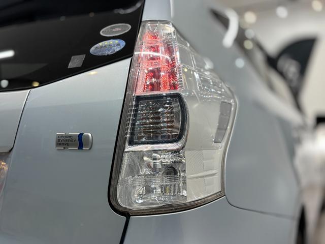 プリウスアルファ Ｇ　ユーザー買取　ＥＴＣ　バックカメラ　ナビ　ＴＶ　オートクルーズコントロール　アルミホイール　ヘッドライトウォッシャー　スマートキー　電動格納ミラー　ＣＶＴ　盗難防止システム　衝突安全ボディ　ＡＢＳ（35枚目）