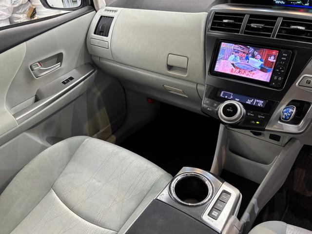 プリウスアルファ Ｇ　ユーザー買取　ＥＴＣ　バックカメラ　ナビ　ＴＶ　オートクルーズコントロール　アルミホイール　ヘッドライトウォッシャー　スマートキー　電動格納ミラー　ＣＶＴ　盗難防止システム　衝突安全ボディ　ＡＢＳ（38枚目）