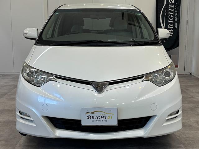 エスティマ 2.4アエラス Gエディション ユーザー買取 ETC バックカメラ ナビ TV 両側電動スライドドア HID スマートキー 電動格納ミラー 後席モニター 3列シート ウォークスルー CVT CD MD ミュージックプレイヤー接続可(12枚目)