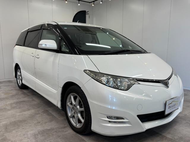 エスティマ 2.4アエラス Gエディション ユーザー買取 ETC バックカメラ ナビ TV 両側電動スライドドア HID スマートキー 電動格納ミラー 後席モニター 3列シート ウォークスルー CVT CD MD ミュージックプレイヤー接続可(13枚目)