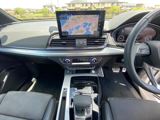 Ｑ５ ４０ＴＤＩクワトロ　Ｓライン　・アダプティブクルーズコントロール・純正メモリナビ／ＵＳＢ／ＢＴ／・ＡｐｐｌｅＣａｒＰｌａｙ／ａｎｄｒｏｉｄＡｕｔｏ・全方位カメラ・ハーフレザーシート／シートヒーター・ドラレコ・ＥＴＣ・保証書（8枚目）