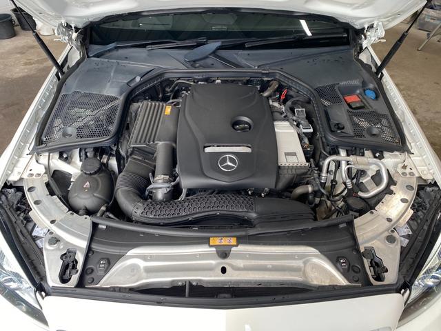 Ｃクラス Ｃ１８０クーペスポーツレザーエクスクルシブパッケージ　・サンルーフ・アダプティブクルーズコントロール・純正ナビ／ＢＴ／ＵＳＢ・バックカメラ・白革シート／シートヒーター・ドライブレコーダー・フルセグ・ＥＴＣ・純正１９ＡＷ・ＬＥＤライト・保証書・取扱説明書（40枚目）