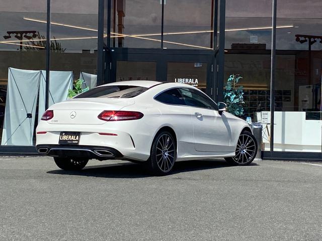 Ｃクラス Ｃ１８０クーペスポーツレザーエクスクルシブパッケージ　・サンルーフ・アダプティブクルーズコントロール・純正ナビ／ＢＴ／ＵＳＢ・バックカメラ・白革シート／シートヒーター・ドライブレコーダー・フルセグ・ＥＴＣ・純正１９ＡＷ・ＬＥＤライト・保証書・取扱説明書（53枚目）