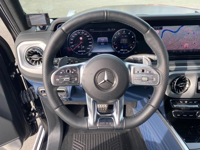 Ｇクラス Ｇ６３　マヌファクトゥーアエディション　・１オーナー・サンルーフ・アダプティブクルーズコントロール・純正ナビ／ＢＴ／ＵＳＢ・全方位カメラ・青革シート／シートヒーター／エアシート・ドライブレコーダー・フルセグ・ＥＴＣ・純正２１ＡＷ（5枚目）