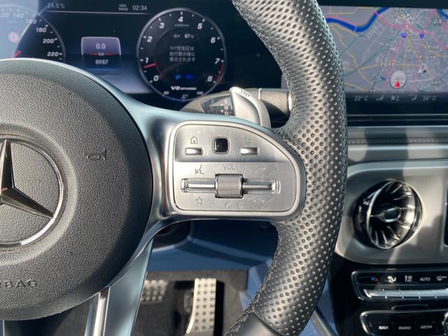 Ｇクラス Ｇ６３　マヌファクトゥーアエディション　・１オーナー・サンルーフ・アダプティブクルーズコントロール・純正ナビ／ＢＴ／ＵＳＢ・全方位カメラ・青革シート／シートヒーター／エアシート・ドライブレコーダー・フルセグ・ＥＴＣ・純正２１ＡＷ（7枚目）