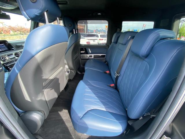 Ｇクラス Ｇ６３　マヌファクトゥーアエディション　・１オーナー・サンルーフ・アダプティブクルーズコントロール・純正ナビ／ＢＴ／ＵＳＢ・全方位カメラ・青革シート／シートヒーター／エアシート・ドライブレコーダー・フルセグ・ＥＴＣ・純正２１ＡＷ（12枚目）