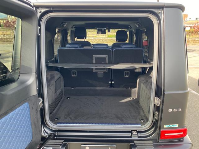 Ｇクラス Ｇ６３　マヌファクトゥーアエディション　・１オーナー・サンルーフ・アダプティブクルーズコントロール・純正ナビ／ＢＴ／ＵＳＢ・全方位カメラ・青革シート／シートヒーター／エアシート・ドライブレコーダー・フルセグ・ＥＴＣ・純正２１ＡＷ（18枚目）