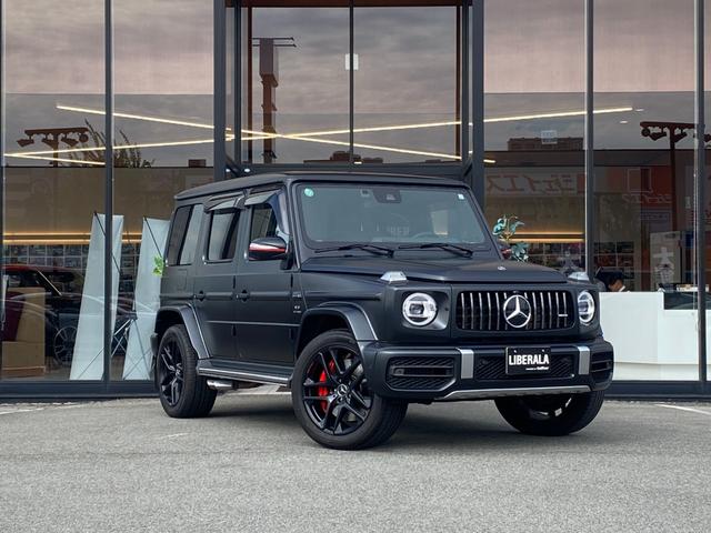 Ｇクラス Ｇ６３　マヌファクトゥーアエディション　・１オーナー・サンルーフ・アダプティブクルーズコントロール・純正ナビ／ＢＴ／ＵＳＢ・全方位カメラ・青革シート／シートヒーター／エアシート・ドライブレコーダー・フルセグ・ＥＴＣ・純正２１ＡＷ（19枚目）