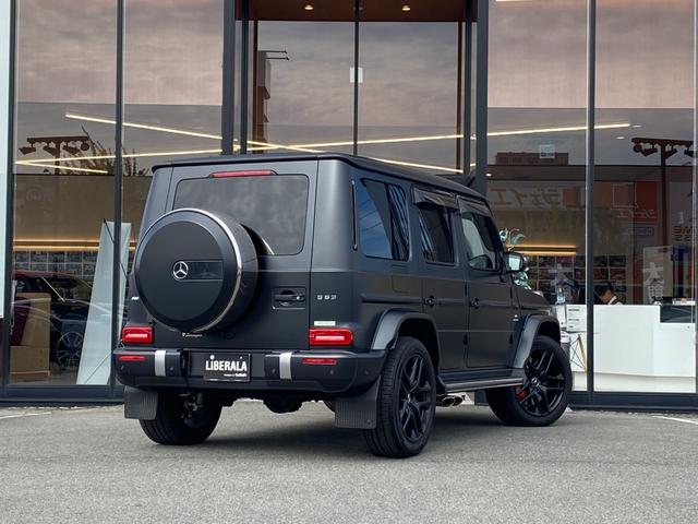 Ｇクラス Ｇ６３　マヌファクトゥーアエディション　・１オーナー・サンルーフ・アダプティブクルーズコントロール・純正ナビ／ＢＴ／ＵＳＢ・全方位カメラ・青革シート／シートヒーター／エアシート・ドライブレコーダー・フルセグ・ＥＴＣ・純正２１ＡＷ（25枚目）