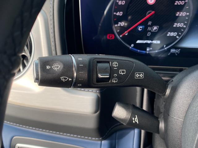 Ｇクラス Ｇ６３　マヌファクトゥーアエディション　・１オーナー・サンルーフ・アダプティブクルーズコントロール・純正ナビ／ＢＴ／ＵＳＢ・全方位カメラ・青革シート／シートヒーター／エアシート・ドライブレコーダー・フルセグ・ＥＴＣ・純正２１ＡＷ（31枚目）