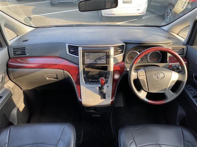 ヴェルファイア ２．４Ｚ　・純正ナビ／ＡＵＸ／ＳＤ・バックカメラ・ワンセグテレビ・ＥＴＣ・純正１８ＡＷ・取扱説明書・保証書・フリップダウンモニター（7枚目）