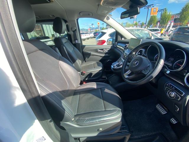 Vクラス V220d アバンギャルド エクストラロング ・アダプティブクルーズコントロール・純正ナビ/BT/USB/HDMI・全方位カメラ・黒革シート/シートヒーター/エアシート・ドライブレコーダー・フルセグ・ETC・純正18AW・LEDライト・BLIS(12枚目)