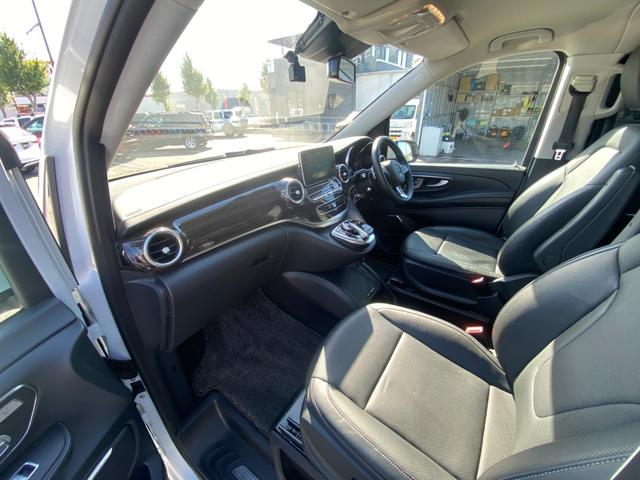 Vクラス V220d アバンギャルド エクストラロング ・アダプティブクルーズコントロール・純正ナビ/BT/USB/HDMI・全方位カメラ・黒革シート/シートヒーター/エアシート・ドライブレコーダー・フルセグ・ETC・純正18AW・LEDライト・BLIS(48枚目)