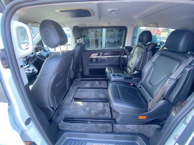 Vクラス V220d アバンギャルド エクストラロング ・アダプティブクルーズコントロール・純正ナビ/BT/USB/HDMI・全方位カメラ・黒革シート/シートヒーター/エアシート・ドライブレコーダー・フルセグ・ETC・純正18AW・LEDライト・BLIS(50枚目)