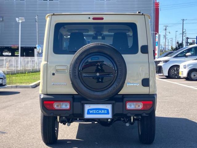 ジムニー ４ＷＤ　ＸＣ　保証書／セーフティサポート（スズキ）／シートヒーター／車線逸脱防止支援システム／ＡＢＳ／横滑り防止装置／エアバッグ　運転席／エアバッグ　助手席／エアバッグ　サイド／アルミホイール　純正　１７インチ（34枚目）