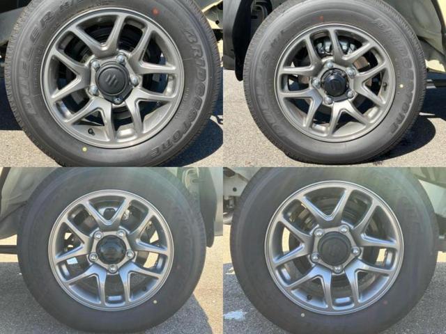 ジムニー ４ＷＤ　ＸＣ　保証書／セーフティサポート（スズキ）／シートヒーター／車線逸脱防止支援システム／ＡＢＳ／横滑り防止装置／エアバッグ　運転席／エアバッグ　助手席／エアバッグ　サイド／アルミホイール　純正　１７インチ（40枚目）