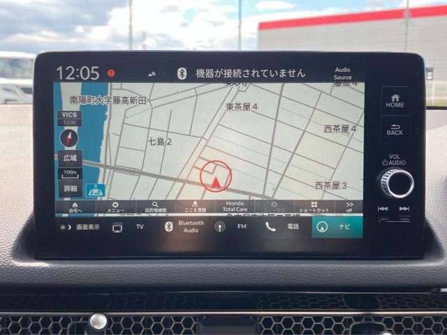 シビック eHEV 保証書/純正 SDナビ/衝突安全装置/シートヒーター/車線逸脱防止支援システム/シート ハーフレザー/パーキングアシスト バックガイド/パーキングアシスト 自動操舵 衝突被害軽減システム バックカメラ(9枚目)