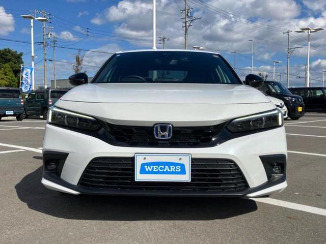 シビック eHEV 保証書/純正 SDナビ/衝突安全装置/シートヒーター/車線逸脱防止支援システム/シート ハーフレザー/パーキングアシスト バックガイド/パーキングアシスト 自動操舵 衝突被害軽減システム バックカメラ(35枚目)