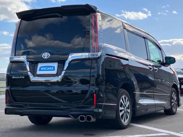 エスクァイア Giプレミアムパッケージブラックテーラード 新品タイヤ/モデリスタエアロ/保証書/純正 10インチ SDナビ/フリップダウンモニター 純正 12.1インチ/衝突安全装置/両側電動スライドドア/シートヒーター 前席/車線逸脱防止支援システム(3枚目)