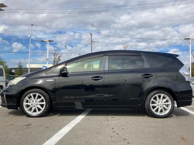 プリウスアルファ Sツーリングセレクション 保証書/社外 8インチ SDナビ/パーキングアシスト バックガイド/ヘッドランプ LED/Bluetooth接続/ETC/EBD付ABS/横滑り防止装置/アイドリングストップ バックカメラ(2枚目)