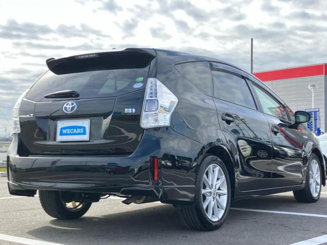 プリウスアルファ Sツーリングセレクション 保証書/社外 8インチ SDナビ/パーキングアシスト バックガイド/ヘッドランプ LED/Bluetooth接続/ETC/EBD付ABS/横滑り防止装置/アイドリングストップ バックカメラ(3枚目)