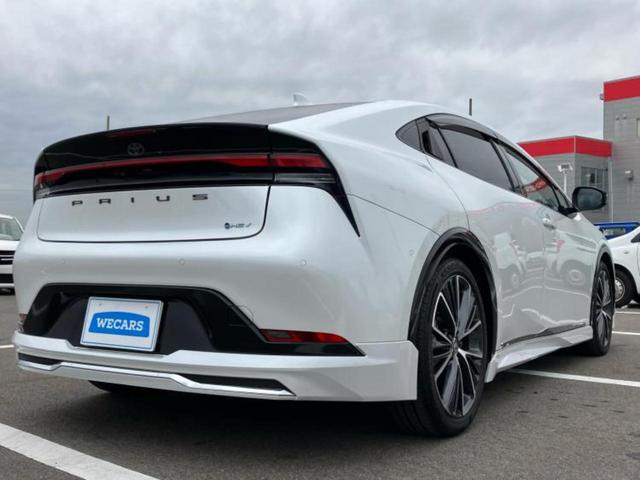 プリウス Z 新品タイヤ/モデリスタエアロ/ディスプレイオーディオ+ナビ12.3インチ/デジタルインナーミラー/衝突安全装置/シートヒーター/全方位モニター/車線逸脱防止支援システム 衝突被害軽減システム(3枚目)