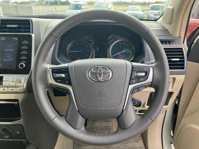 ランドクルーザープラド 4WD TX Lパッケージ 保証書/ディスプレイオーディオ+ナビ9インチ/トヨタセーフティセンス/シートヒーター 前席/パノラミックビューモニター/シート 合皮/ドライブレコーダー 前後/ヘッドランプ LED 全周囲カメラ(13枚目)