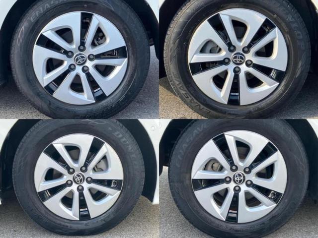 プリウス Ａ　新品タイヤ／保証書／純正　ＳＤナビ／トヨタセーフティセンス／車線逸脱防止支援システム／パーキングアシスト　自動操舵／ヘッドランプ　ＬＥＤ／ＥＴＣ／ＥＢＤ付ＡＢＳ／横滑り防止装置　衝突被害軽減システム（43枚目）