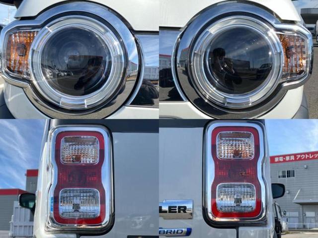 ハスラー Jスタイル 新品タイヤ/保証書/社外 8インチ SDナビ/衝突安全装置/シートヒーター 前席/車線逸脱防止支援システム/パーキングアシスト バックガイド/ヘッドランプ LED/Bluetooth接続 バックカメラ(43枚目)