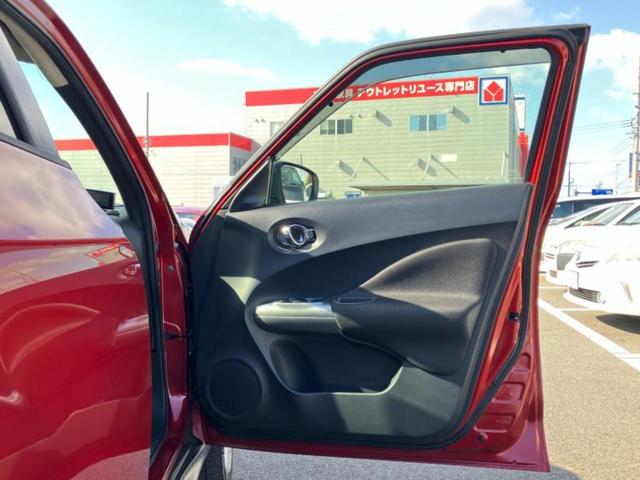 ジューク １５ＲＸ　Ｖセレクション　保証書／純正　ＳＤナビ／衝突安全装置／車線逸脱防止支援システム／ヘッドランプ　ＨＩＤ／Ｂｌｕｅｔｏｏｔｈ接続／ＥＴＣ／アイドリングストップ／フルセグＴＶ／アルミホイール　純正　１７インチ　盗難防止装置（20枚目）
