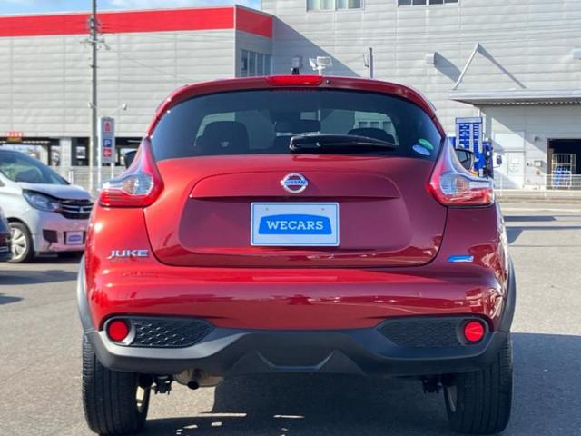 ジューク １５ＲＸ　Ｖセレクション　保証書／純正　ＳＤナビ／衝突安全装置／車線逸脱防止支援システム／ヘッドランプ　ＨＩＤ／Ｂｌｕｅｔｏｏｔｈ接続／ＥＴＣ／アイドリングストップ／フルセグＴＶ／アルミホイール　純正　１７インチ　盗難防止装置（35枚目）